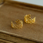 Vintage Chic Lace Huggie Earrings - floysun