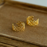 Vintage Chic Lace Huggie Earrings - floysun