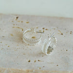 Vintage Chic Lace Huggie Earrings - floysun