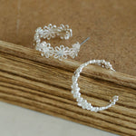 Vintage Chic Lace Huggie Earrings - floysun