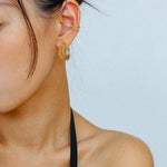 Vintage Chic Lace Huggie Earrings - floysun