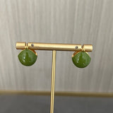 Vintage Enamel Glaze Ball Hoop Earrings - floysun