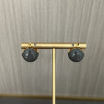 Vintage Enamel Glaze Ball Hoop Earrings - floysun