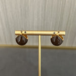 Vintage Enamel Glaze Ball Hoop Earrings - floysun