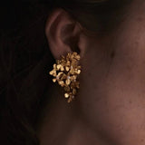 Vintage Flower Pearl Earrings - floysun