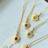 Vintage Gleam Heart Pendant Necklace - floysun