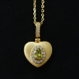 Vintage Gleam Heart Pendant Necklace - floysun