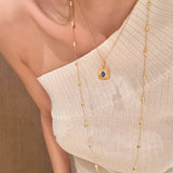 Vintage Gleam Square Pendant Necklace - floysun