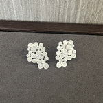 Vintage Grape Cluster Sterling Silver Earrings - floysun