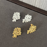 Vintage Grape Cluster Sterling Silver Earrings - floysun