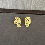 Vintage Grape Cluster Sterling Silver Earrings - floysun