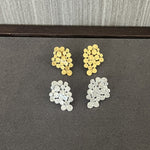 Vintage Grape Cluster Sterling Silver Earrings - floysun