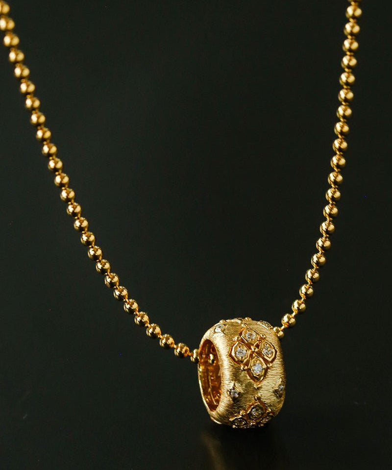 Vintage Italian Brushed Clover Necklace - floysun