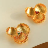 Vintage Palace Three - petal Flower Brooch - floysun