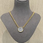 Vintage Roman Lady Luck Coin Pendant Necklace - floysun