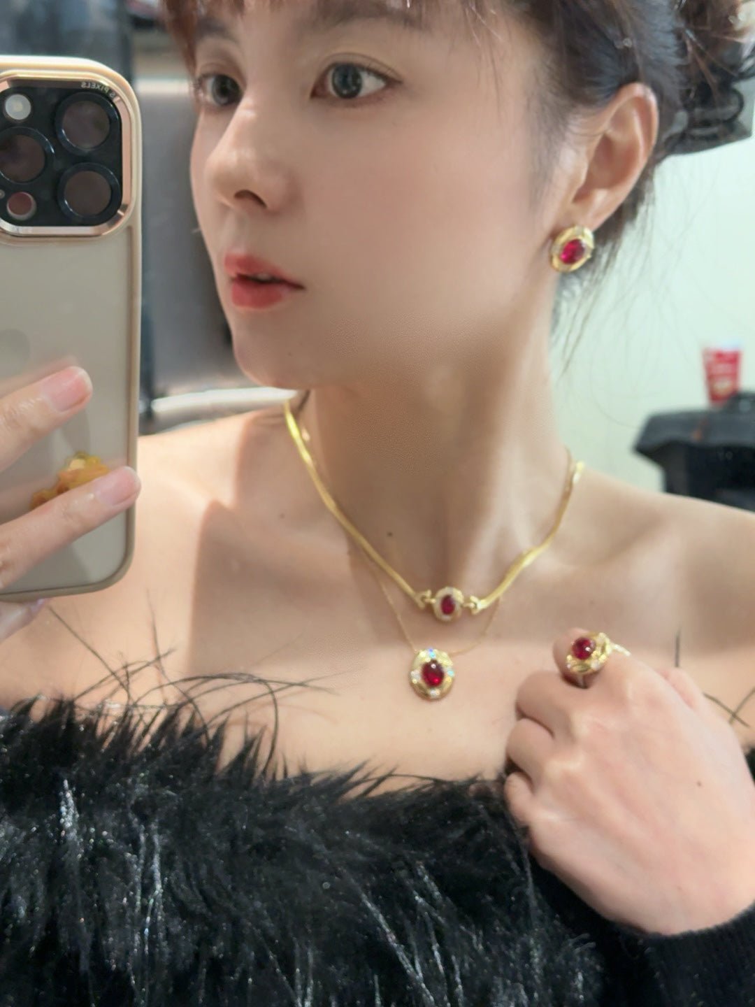 Vintage Ruby Cabochon Ring - floysun