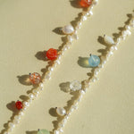 Whimsical Baroque Pearl Charm Necklace - floysun