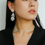 Whisper of Lace loom Long Necklace - floysun