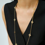 Whisper of Lace loom Long Necklace - floysun