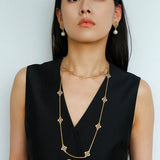 Whisper of Lace loom Long Necklace - floysun