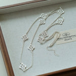 Whisper of Lace loom Long Necklace - floysun