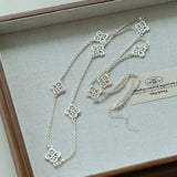 Whisper of Lace loom Long Necklace - floysun