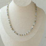 White Moonstone Beads Necklace - floysun