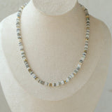 White Moonstone Beads Necklace - floysun