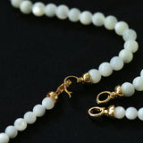 White Mother of Pearls Bead Necklace - floysun