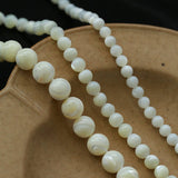 White Mother of Pearls Bead Necklace - floysun