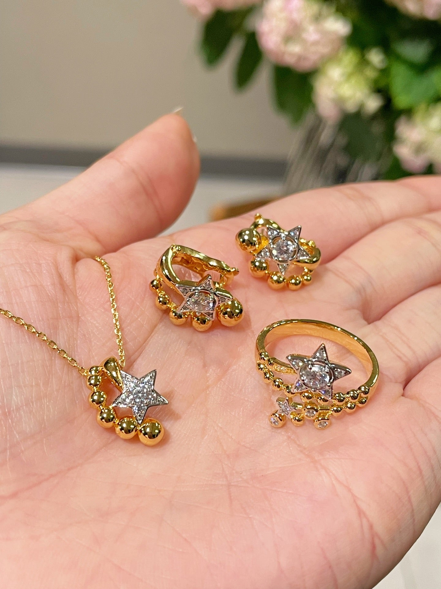 Wishing Star Stud Earrings - floysun