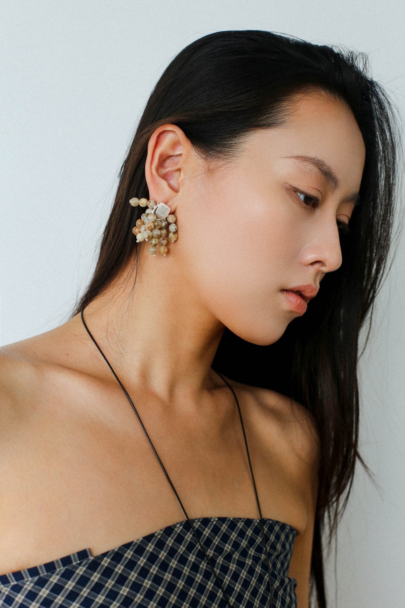 Zebra Stone Tassel Earrings - floysun