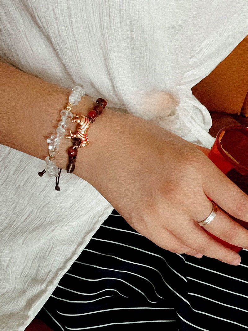 Zebra Woven Bracelet - floysun