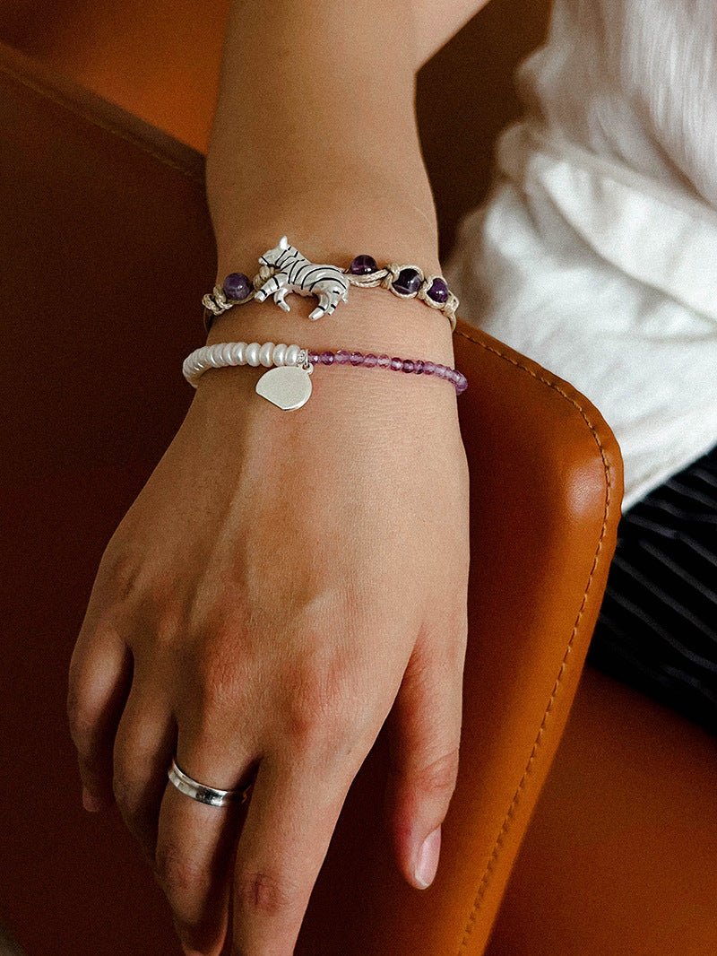 Zebra Woven Bracelet - floysun