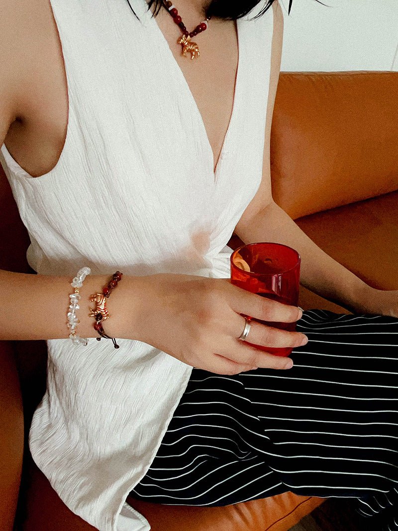 Zebra Woven Bracelet - floysun