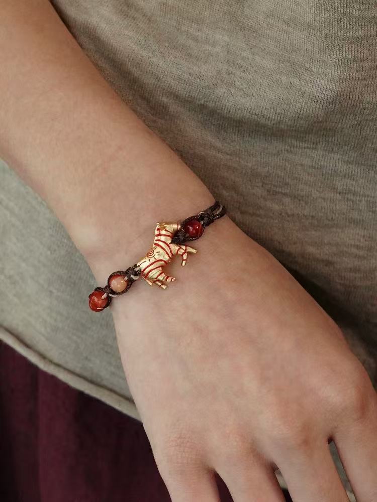 Zebra Woven Bracelet - floysun