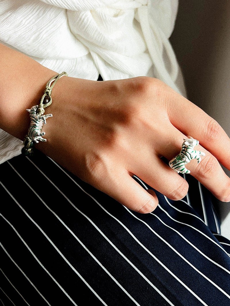 Zebra Woven Bracelet - floysun