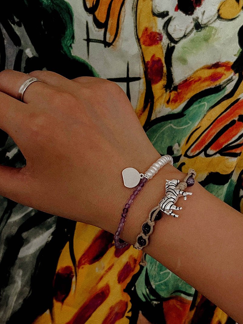 Zebra Woven Bracelet - floysun