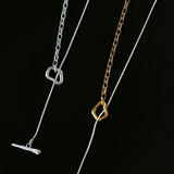 925 Silver Chain Double Y Long Necklace - floysun