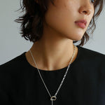 925 Silver Chain Double Y Long Necklace - floysun