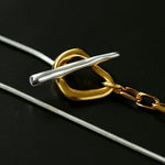 925 Silver Chain Double Y Long Necklace - floysun