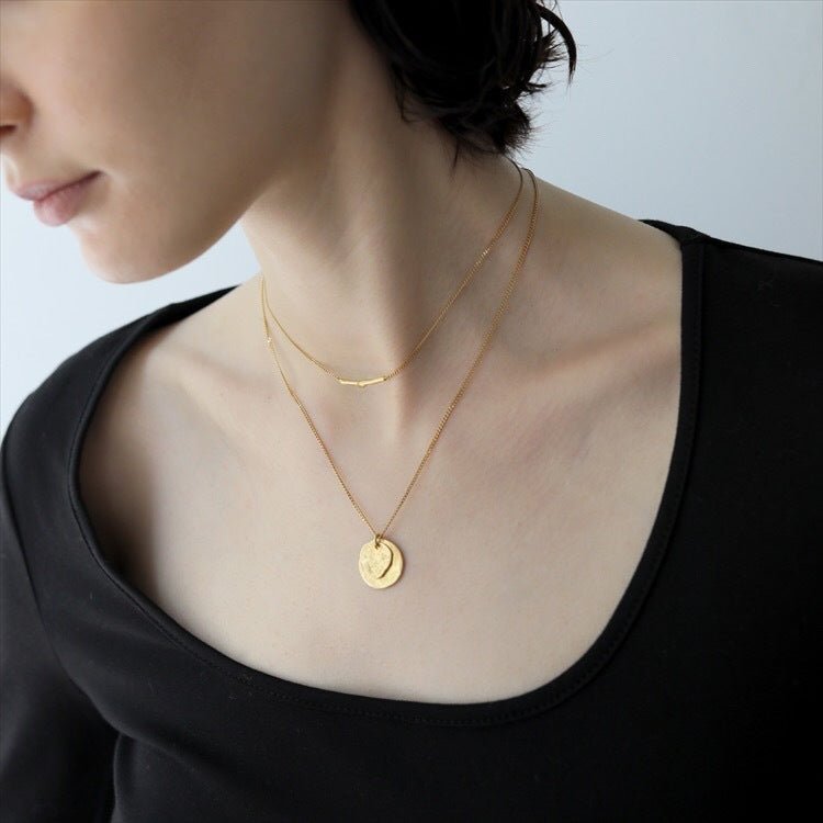 925 Sterling Silve Metal Toothpick Necklace - floysun