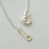 925 Sterling Silve Metal Toothpick Necklace - floysun