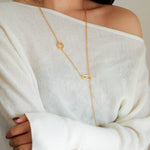 925 Sterling Silver Pig Nose Long Sweater Necklace - floysun