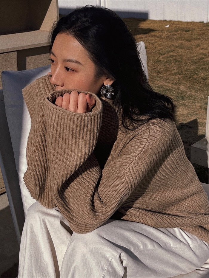 Abstract Wave Texture Statement Earrings - floysun