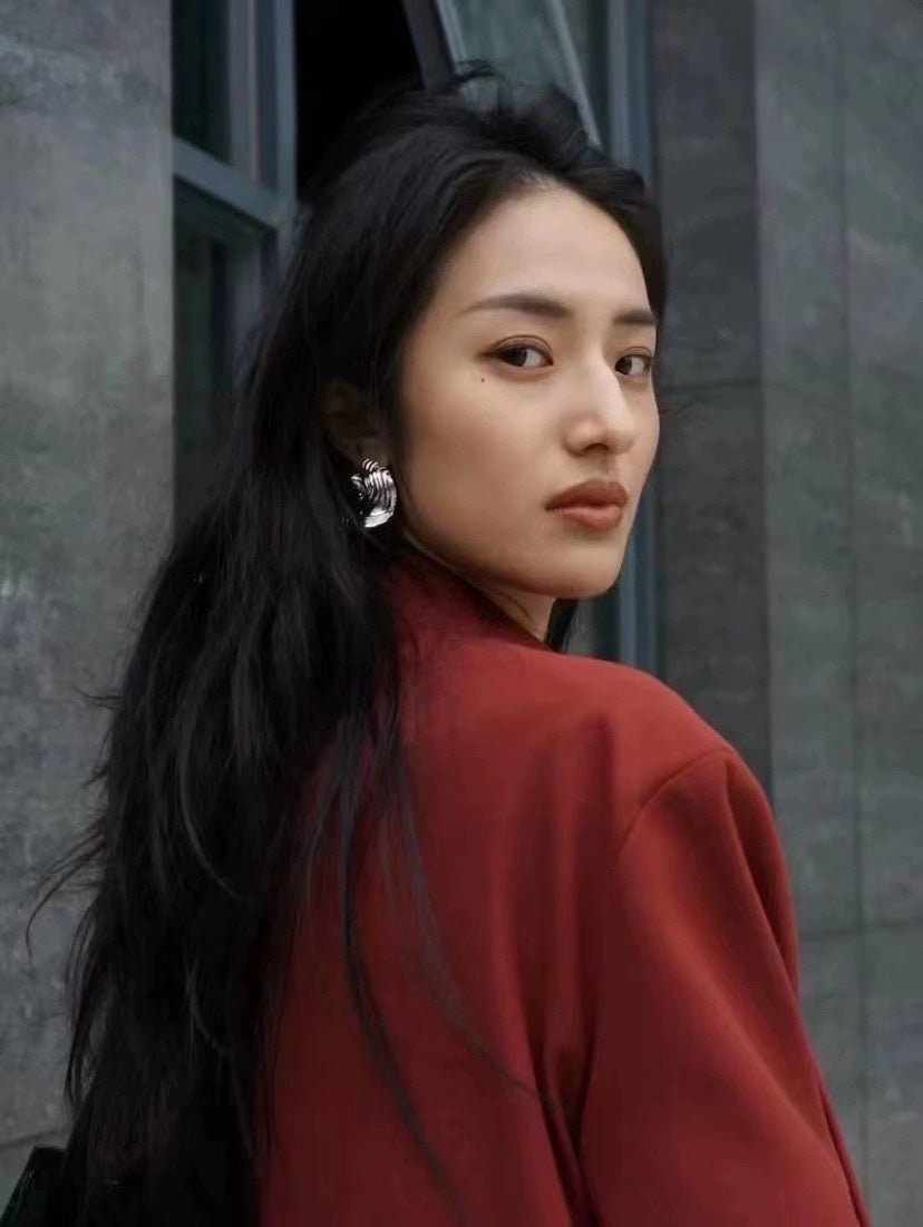 Abstract Wave Texture Statement Earrings - floysun