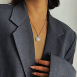 Antique Roman Silver Coin Necklace - floysun