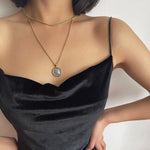 Antique Roman Silver Coin Necklace - floysun
