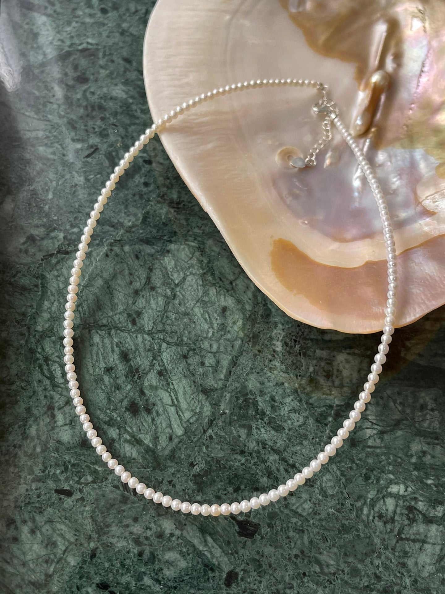Aurora AK 2.5-3mm Freshwater Pearl Necklace - floysun