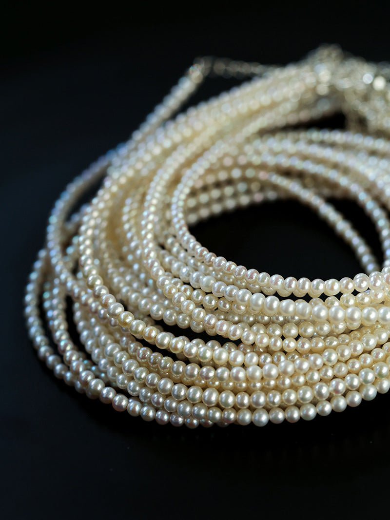 Aurora AK 2.5-3mm Freshwater Pearl Necklace - floysun